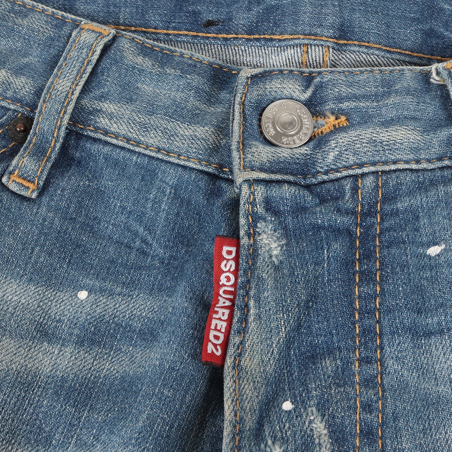 ダメージリペア加工 ストレッチ スリム デニムパンツ (Cool guy jean S71LB0089 S30144)