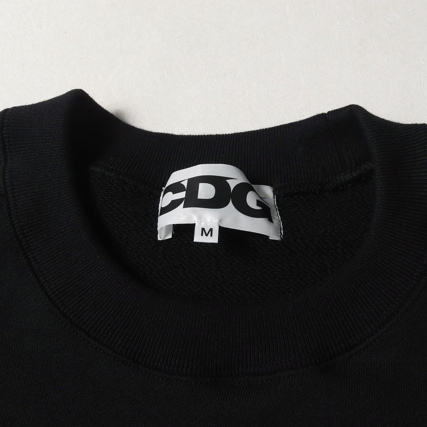 23AW × yamaichi CDG YI ロゴ ワッペン 刺繍 スウェット (OVERSIZED LONG BACK SWEATSHIRT SL-T001) / 裏毛