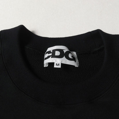23AW × yamaichi CDG YI ロゴ ワッペン 刺繍 スウェット (OVERSIZED LONG BACK SWEATSHIRT SL-T001) / 裏毛