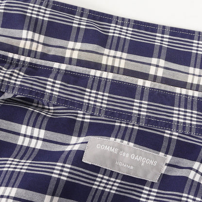 98AW 田中オム チェック オーバサイズ シャツ (HB-040540)