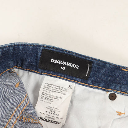 ダメージリペア加工 立体裁断 ストレッチ デニムパンツ (Tidy Biker Jeans S71LB0493 S30342)