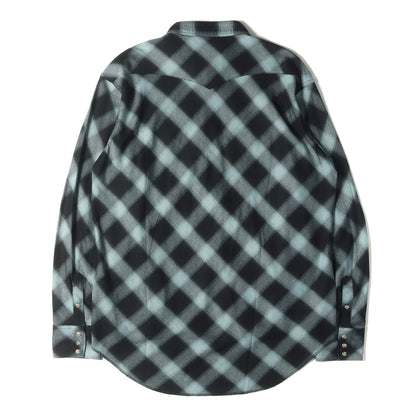 23SS × WRANGLER オンブレチェック ビッグ カウボーイ ウエスタン シャツ (BIG OMBRE COWBOY SHIRT WS9318)