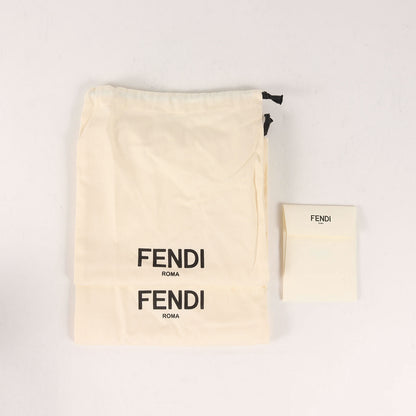ボキャブラリー LOVE FENDI ボックスロゴ レザー スリッポン