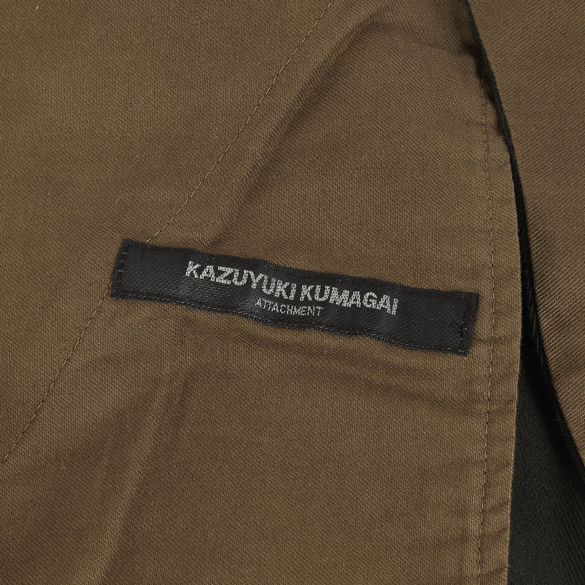 20SS KAZUYUKI KUMAGAI スパンPe 追撚ギャバ 1タック テーパードパンツ