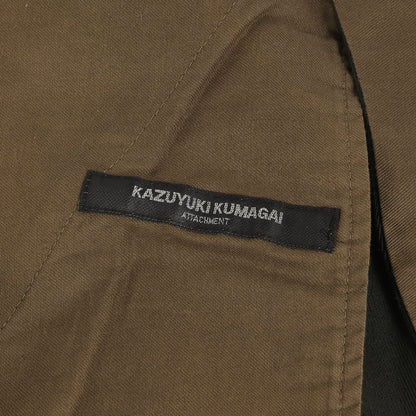 20SS KAZUYUKI KUMAGAI スパンPe 追撚ギャバ 1タック テーパードパンツ