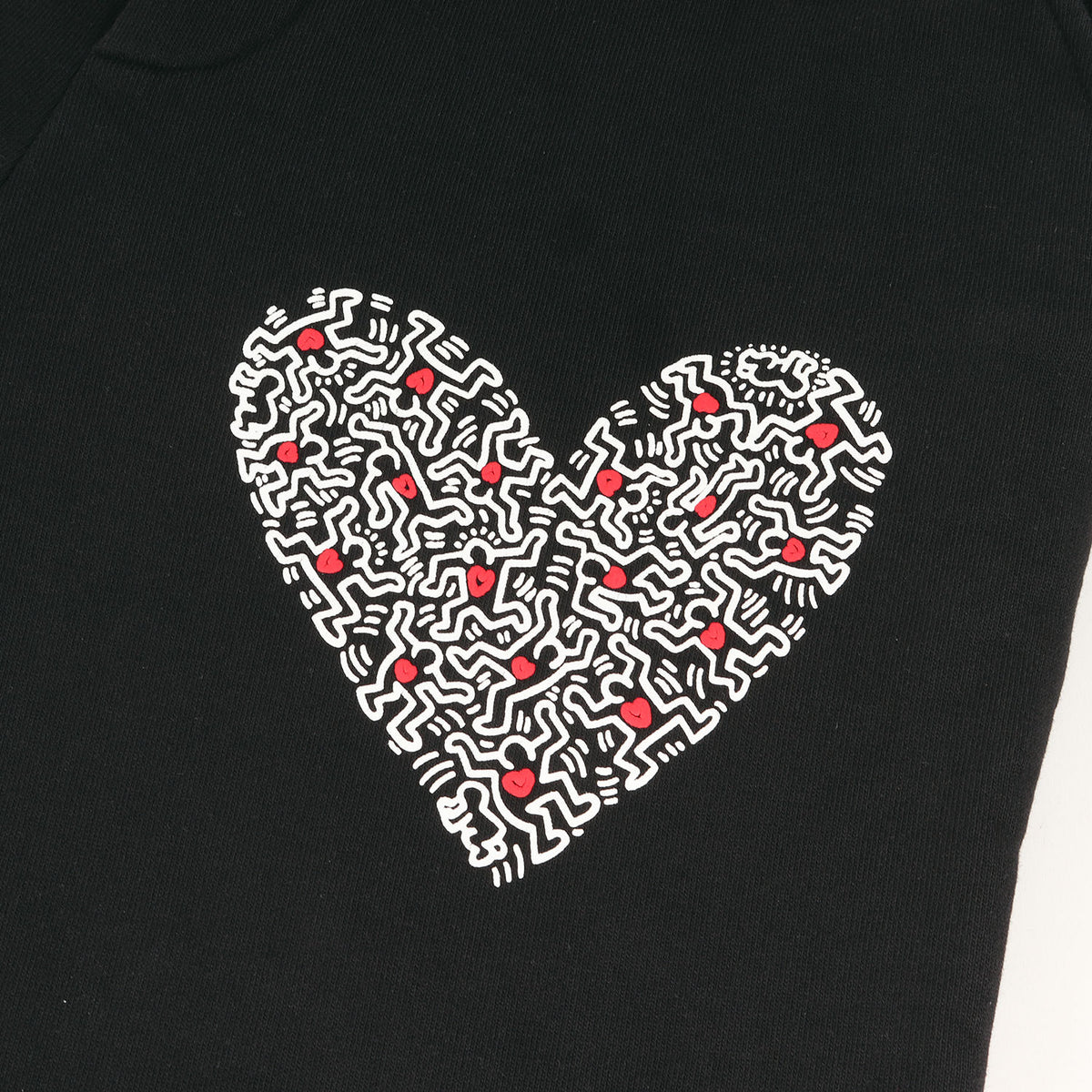 23AW × Keith Haring ハートグラフィック スウェットパンツ