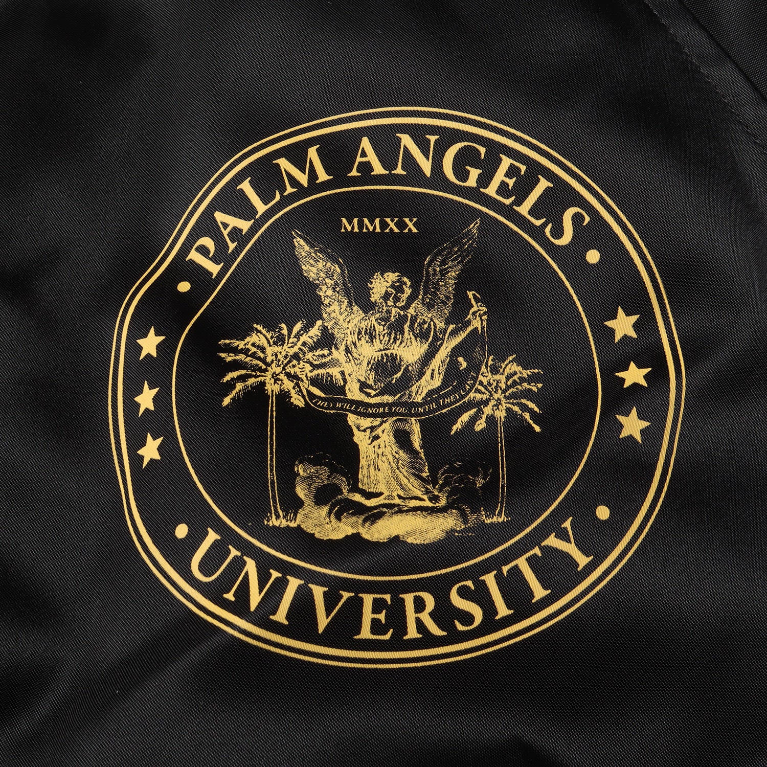 MONCLER (モンクレール) 22AW × Palm Angels ロゴ ダウン スタジャン