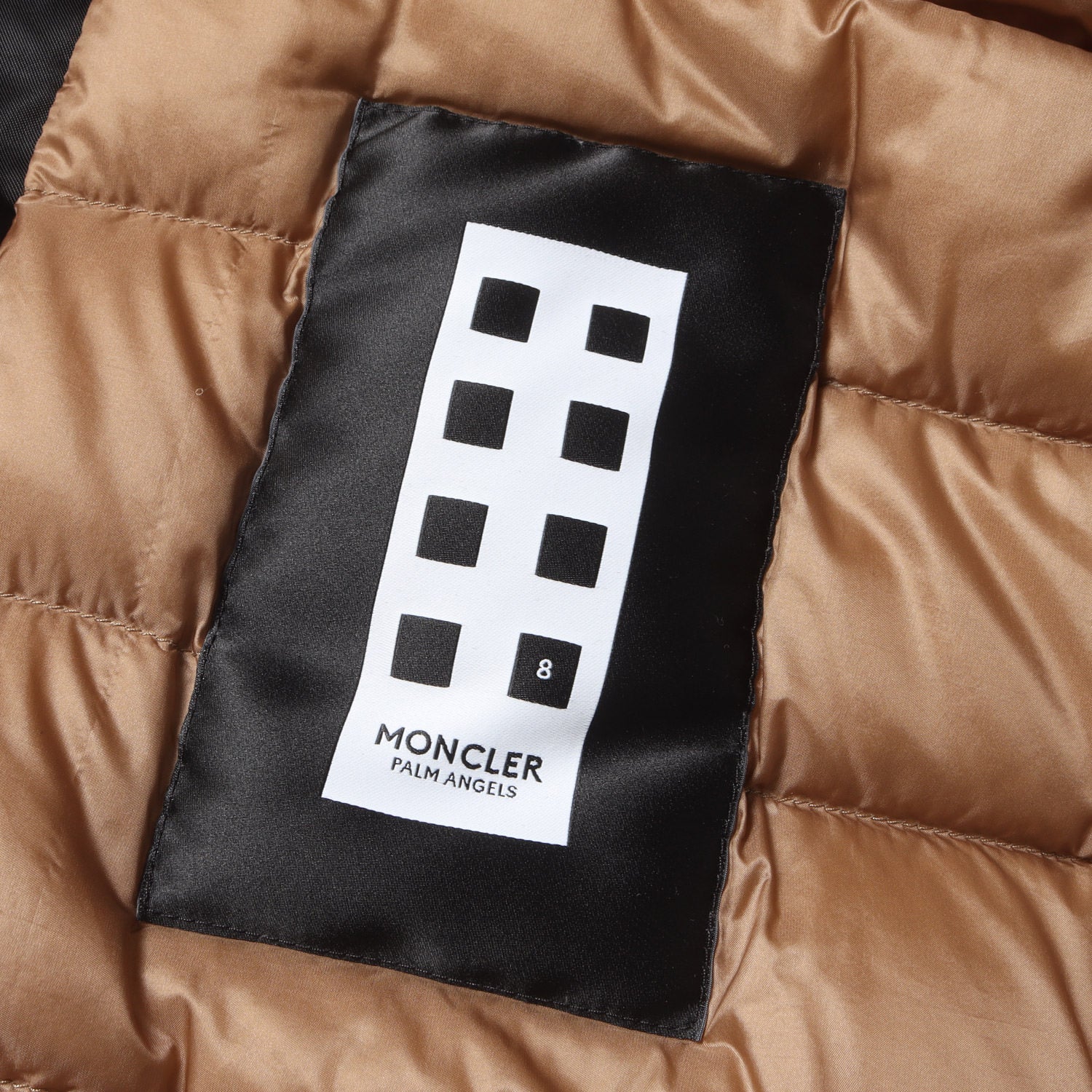 MONCLER (モンクレール) 22AW × Palm Angels ロゴ ダウン スタジャン
