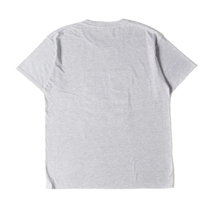デニムパッチワーク アップリケロゴ Tシャツ