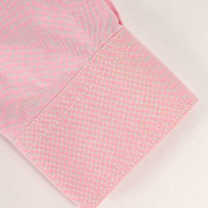 × BROOKS BROTHERS ワンポイント 刺繍 オックスフォード ジップアップ シャツ (WA-B002)