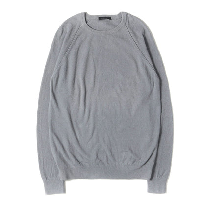 コットンフィブラ マイクロ パイル ロングスリーブ Tシャツ / MADE IN ITALY