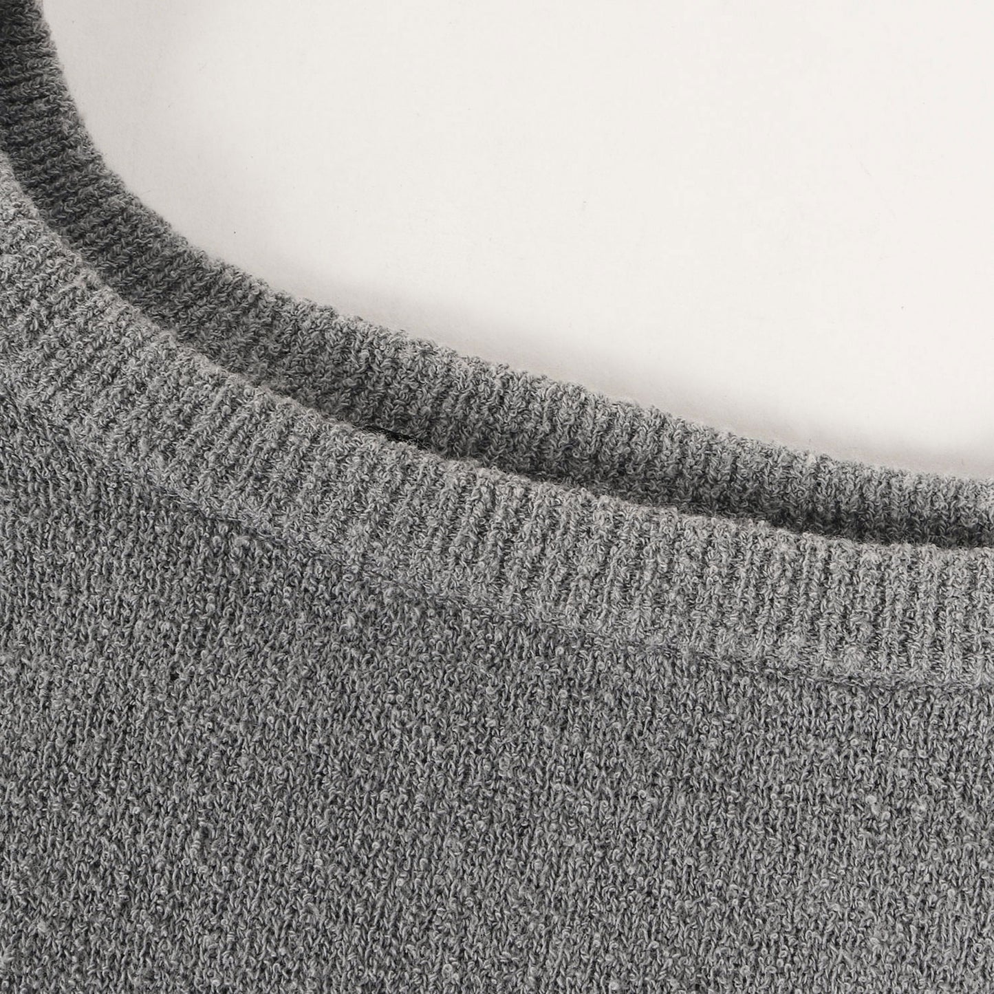 コットンフィブラ マイクロ パイル ロングスリーブ Tシャツ / MADE IN ITALY