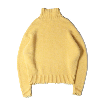 ダメージ 加工 ハイネック ニット(H BEAUTY&YOUTH)