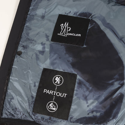 21AW ジオメトリック フーデッド マイクロリップストップ ナイロン ダウン ジャケット (CHARLOS GIUBOTTO) / GRENOBLE