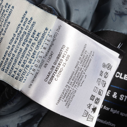 21AW ジオメトリック フーデッド マイクロリップストップ ナイロン ダウン ジャケット (CHARLOS GIUBOTTO) / GRENOBLE