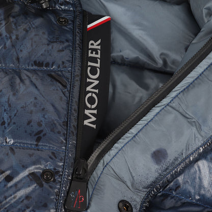 21AW ジオメトリック フーデッド マイクロリップストップ ナイロン ダウン ジャケット (CHARLOS GIUBOTTO) / GRENOBLE