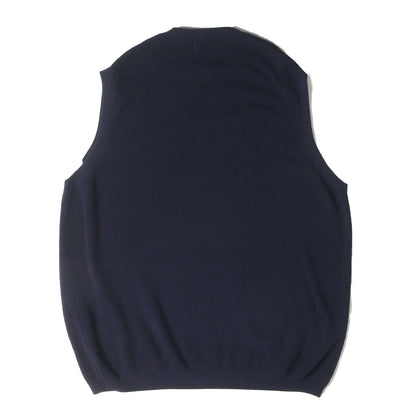 Vネック コットンニット ベスト (CORD V-NECK KNIT VEST 8118-136-0119)