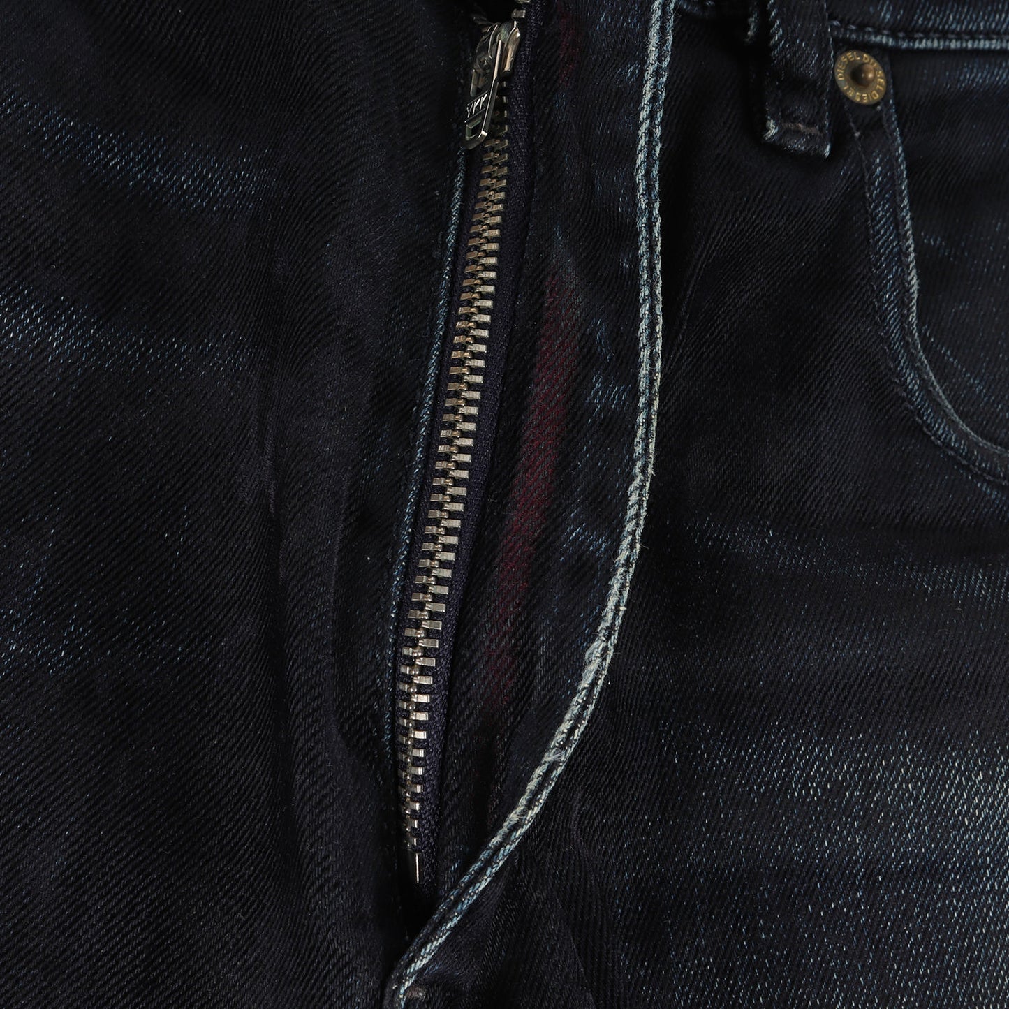 ペイント加工 ストレッチ デニム パンツ (D-STRUKT 00SPW4) / ジッパーフライ