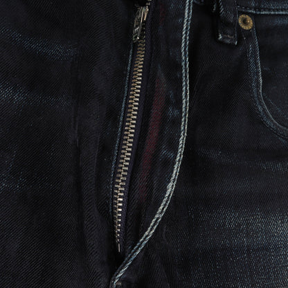 ペイント加工 ストレッチ デニム パンツ (D-STRUKT 00SPW4) / ジッパーフライ