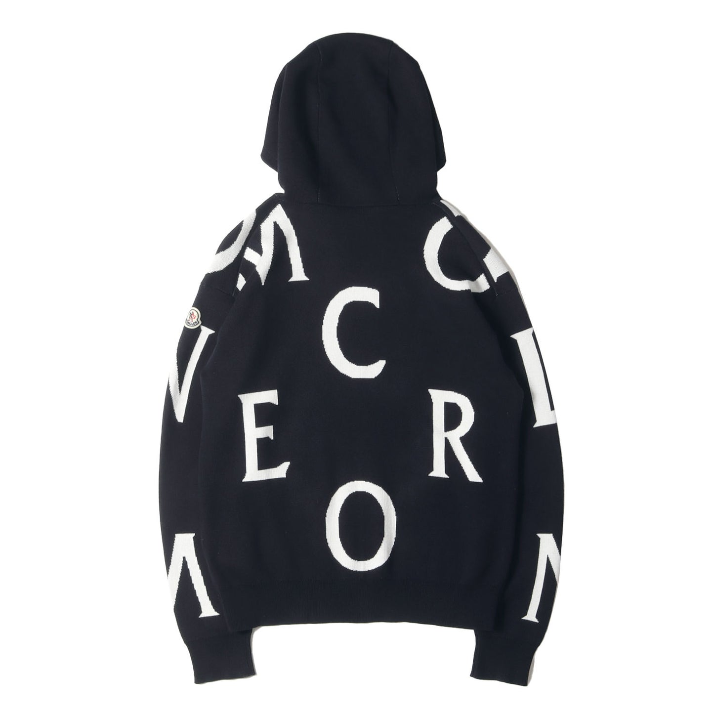 22SS ロゴ ジャガード ストレッチ コットンナイロン ハイゲージ ニット パーカー (GIRCOLLO TRICOT)