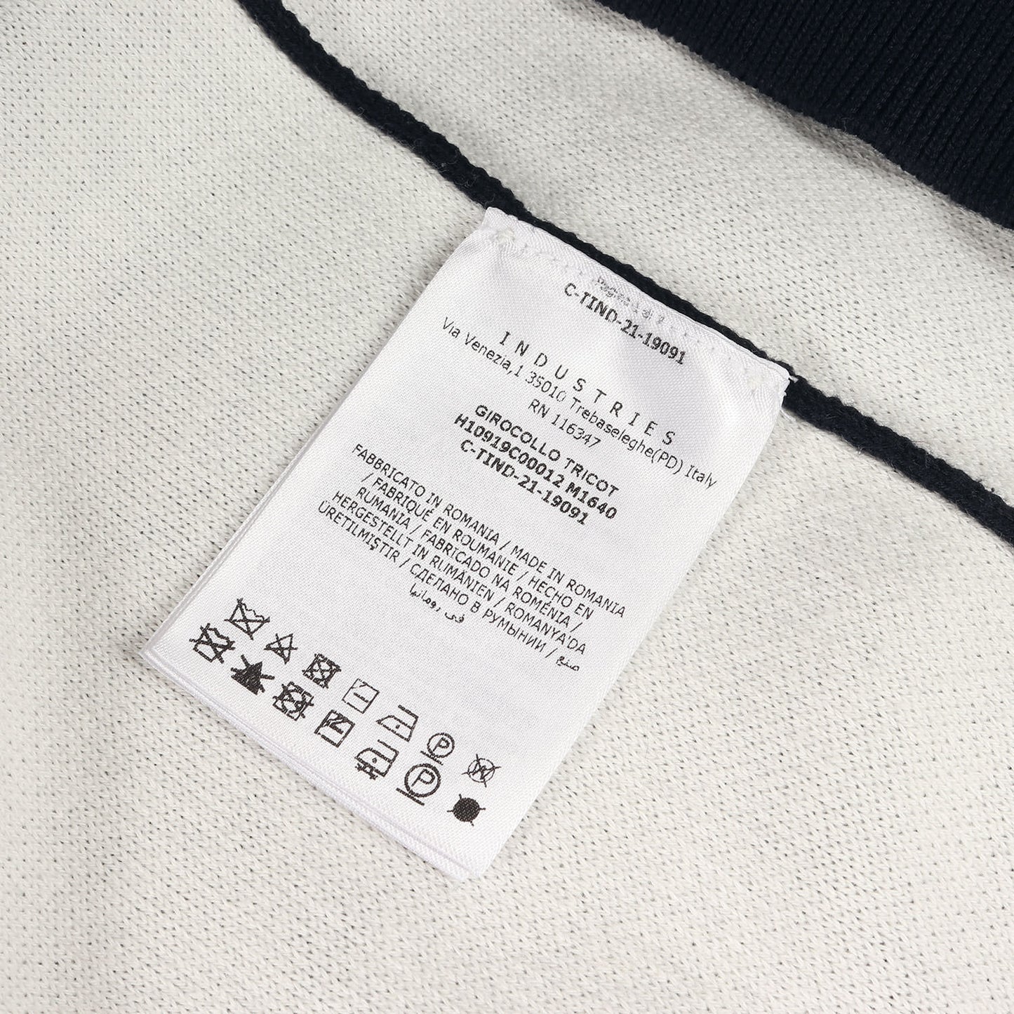 22SS ロゴ ジャガード ストレッチ コットンナイロン ハイゲージ ニット パーカー (GIRCOLLO TRICOT)