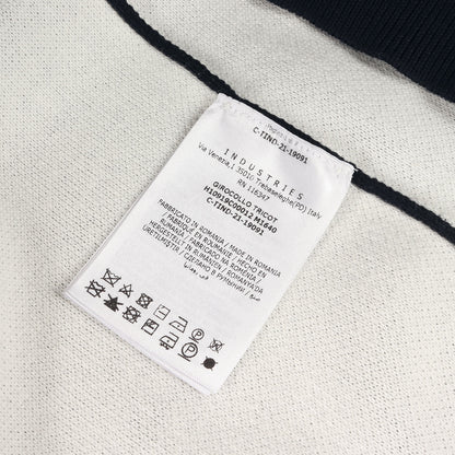 22SS ロゴ ジャガード ストレッチ コットンナイロン ハイゲージ ニット パーカー (GIRCOLLO TRICOT)