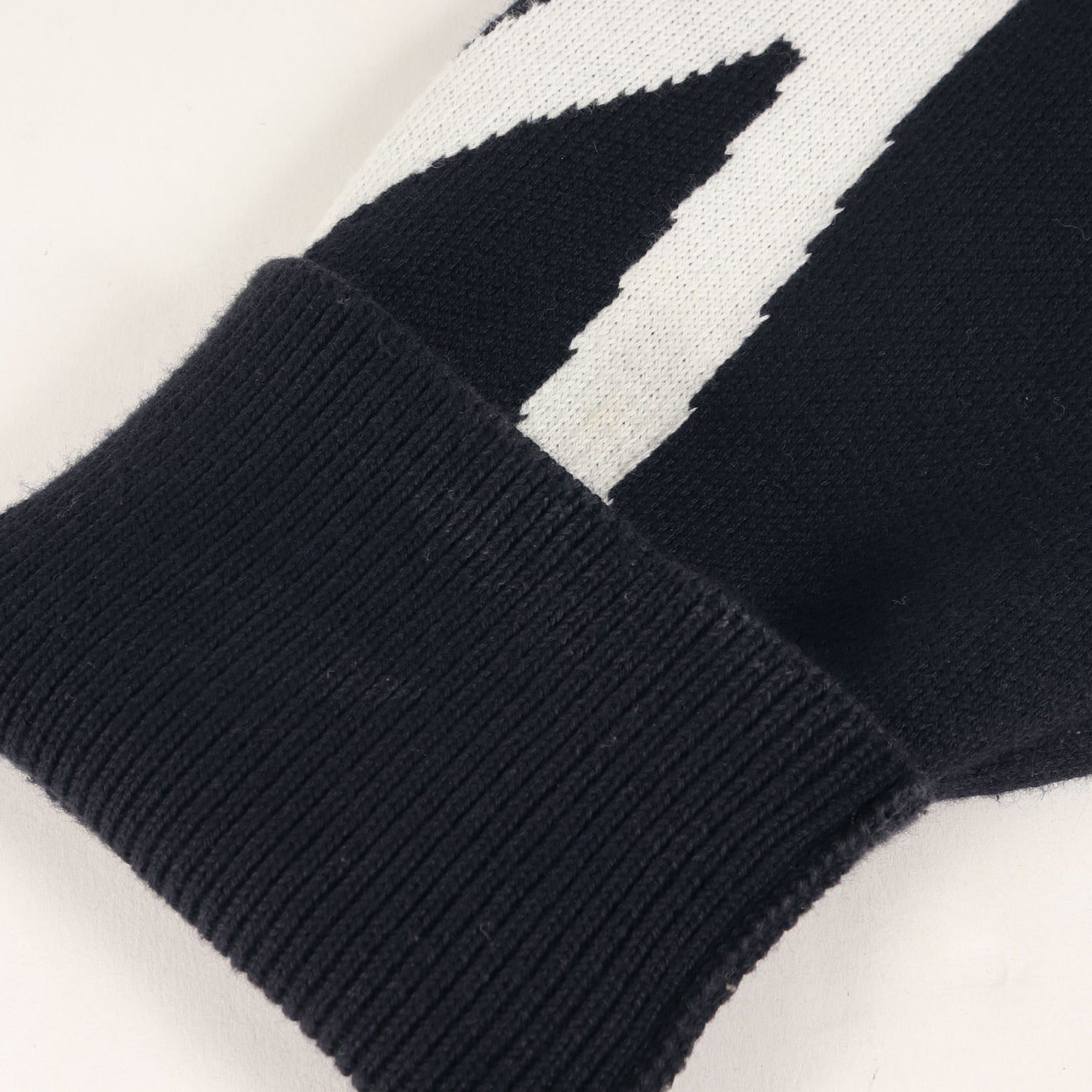 22SS ロゴ ジャガード ストレッチ コットンナイロン ハイゲージ ニット パーカー (GIRCOLLO TRICOT)