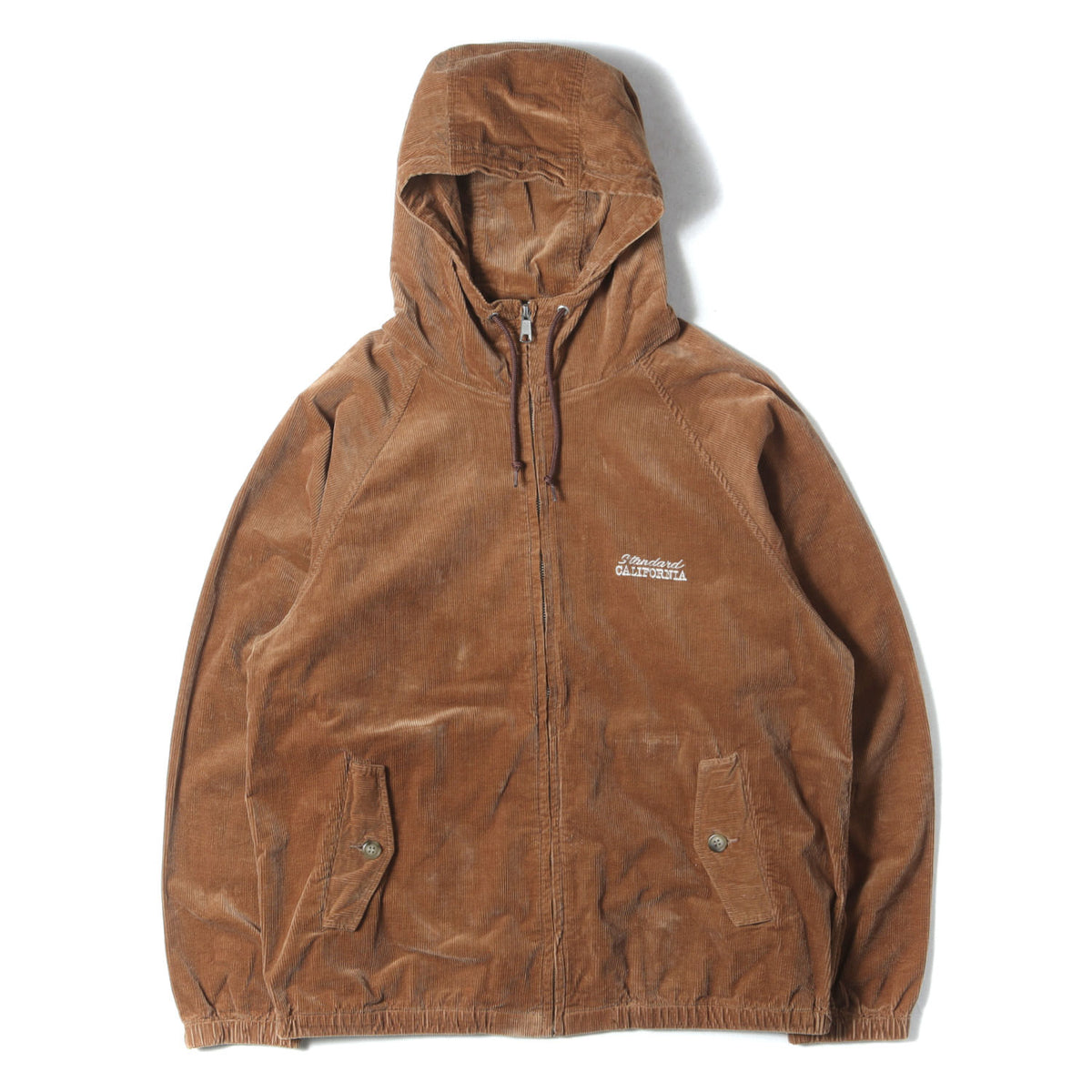 ロゴ 刺繍 ストレッチ コーデュロイ フード ハリントン ジャケット (SD Stretch Corduroy Hood Harrington Jacket)