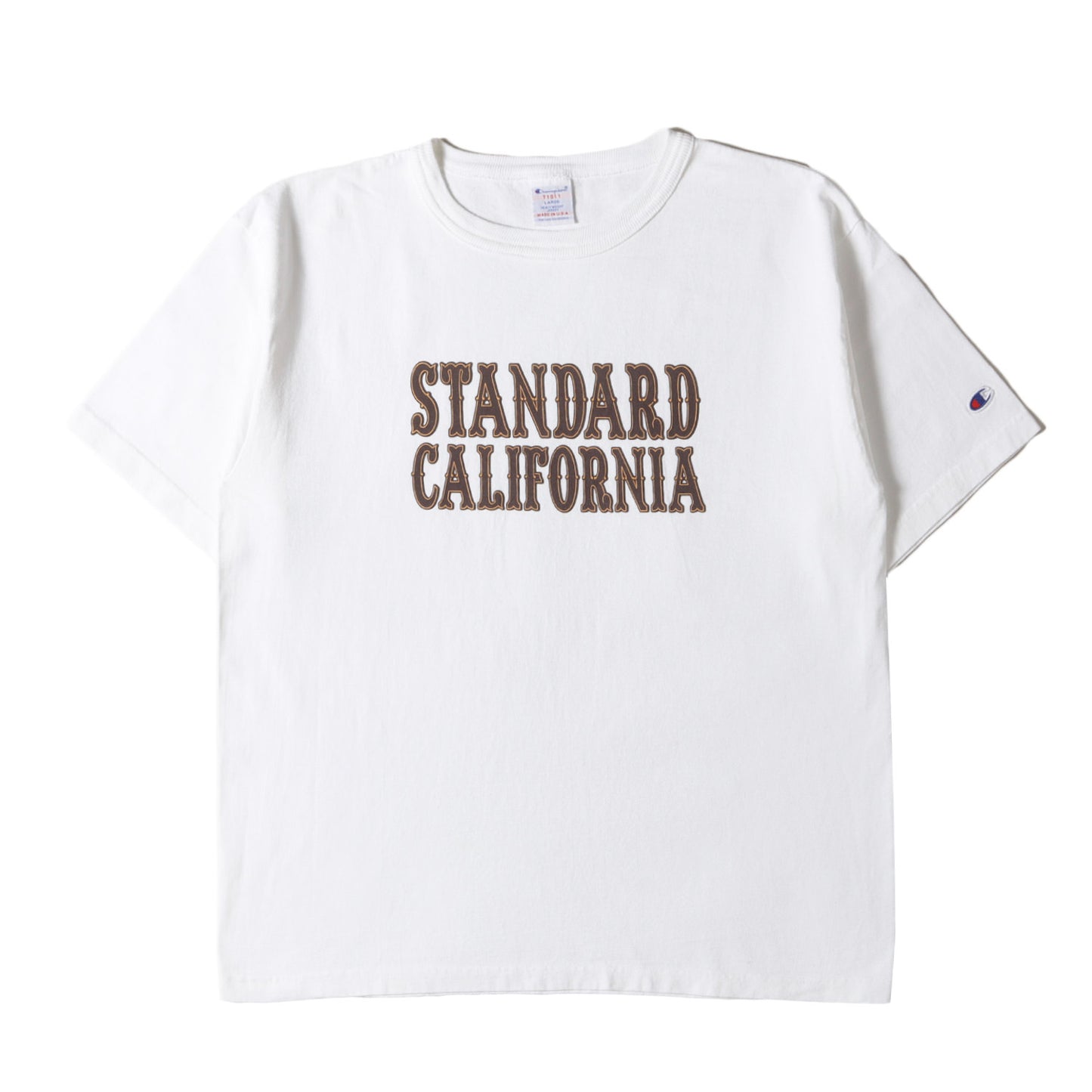 × Champion ヘビーウェイト グラフィック ロゴ Tシャツ (Champion × SD T1011) / MADE IN USA