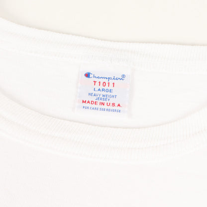 × Champion ヘビーウェイト グラフィック ロゴ Tシャツ (Champion × SD T1011) / MADE IN USA