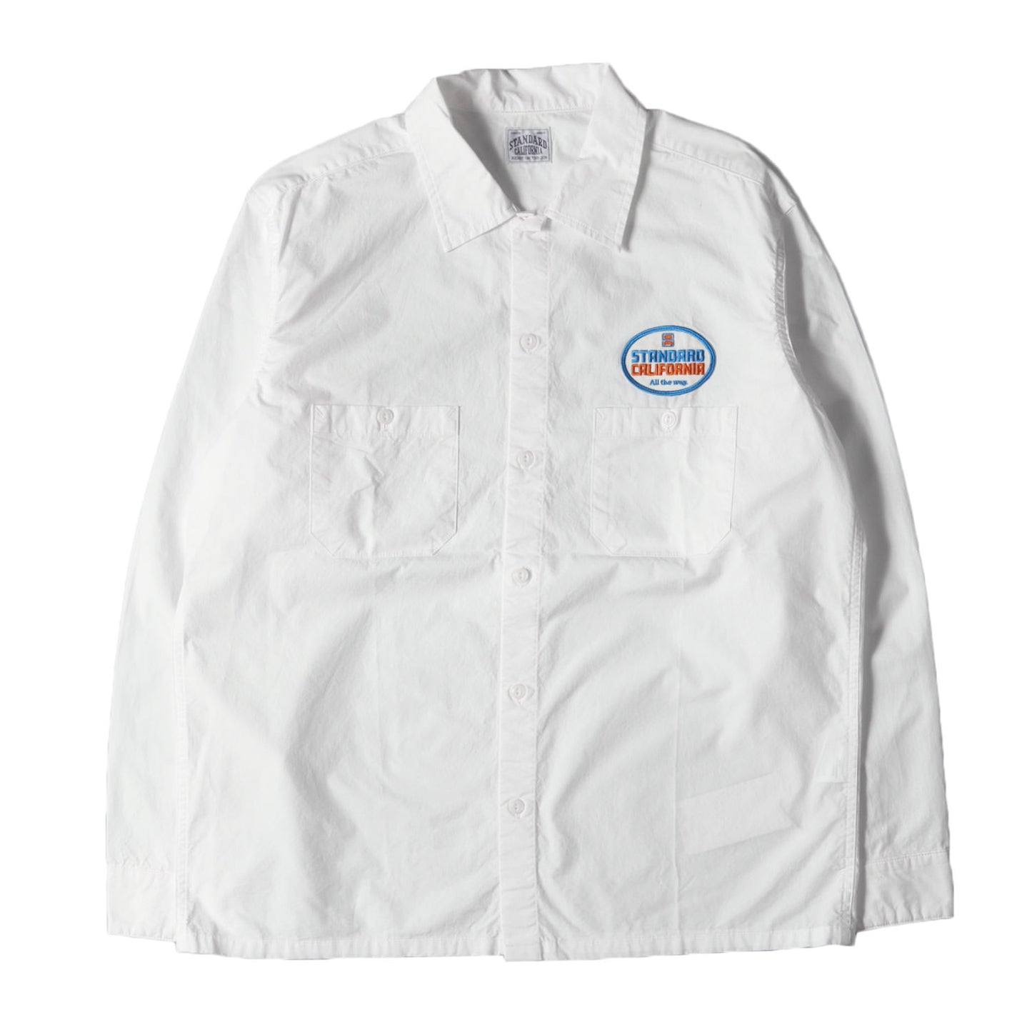 22SS オーバル ロゴ ワッペン 刺繍 ワーク シャツ (SD Oval Logo Patch Work Shirt LS)
