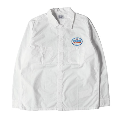 22SS オーバル ロゴ ワッペン 刺繍 ワーク シャツ (SD Oval Logo Patch Work Shirt LS)