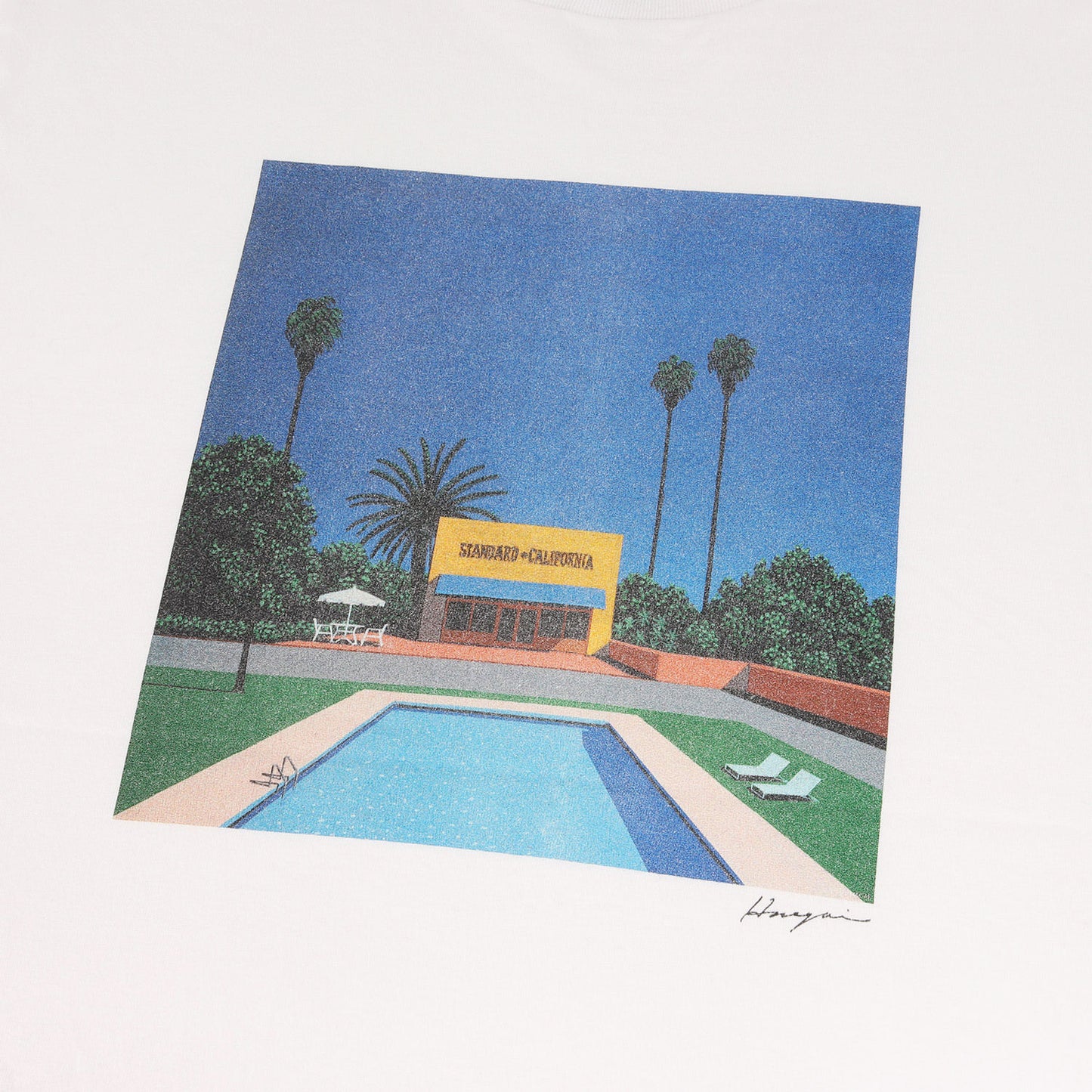 23AW × 永井博 アート グラフィック Tシャツ (HIROSHI NAGAI × SD Art T)