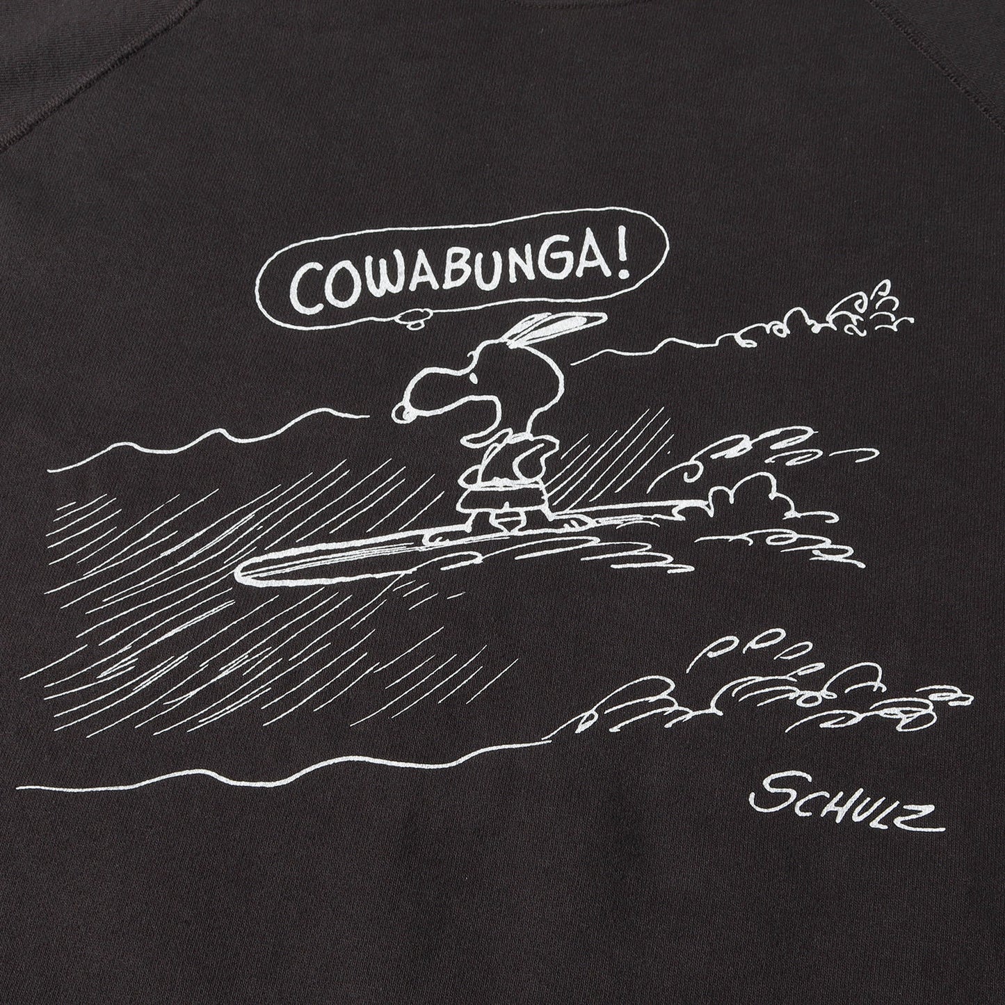 24SS × PEANUTS&CO. スヌーピー サーフィン スウェット (SNOOPY × SD COWABUNGA CREW SWEAT)