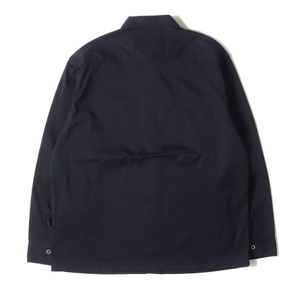 24SS ロゴパッチ 刺繍 ストレッチ ナイロン ワーク シャツ (SD Logo Patch Easy Work Shirt LS)