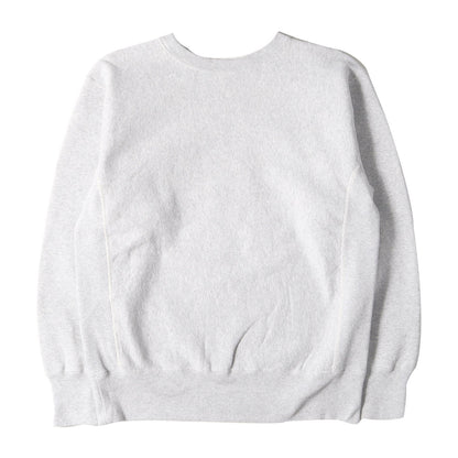 22AW × Champion 単色タグ オールドイングリッシュ ロゴ リバスウィーブ スウェット (CHAMPION × SD Reverse Weave Crew Sweat Official Store Limited) / 裏起毛