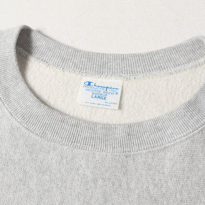 22AW × Champion 単色タグ オールドイングリッシュ ロゴ リバスウィーブ スウェット (CHAMPION × SD Reverse Weave Crew Sweat Official Store Limited) / 裏起毛