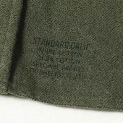 21AW ミルスペック ミリタリー ヘビー フランネルシャツ (SD C.P.O. Shirt)