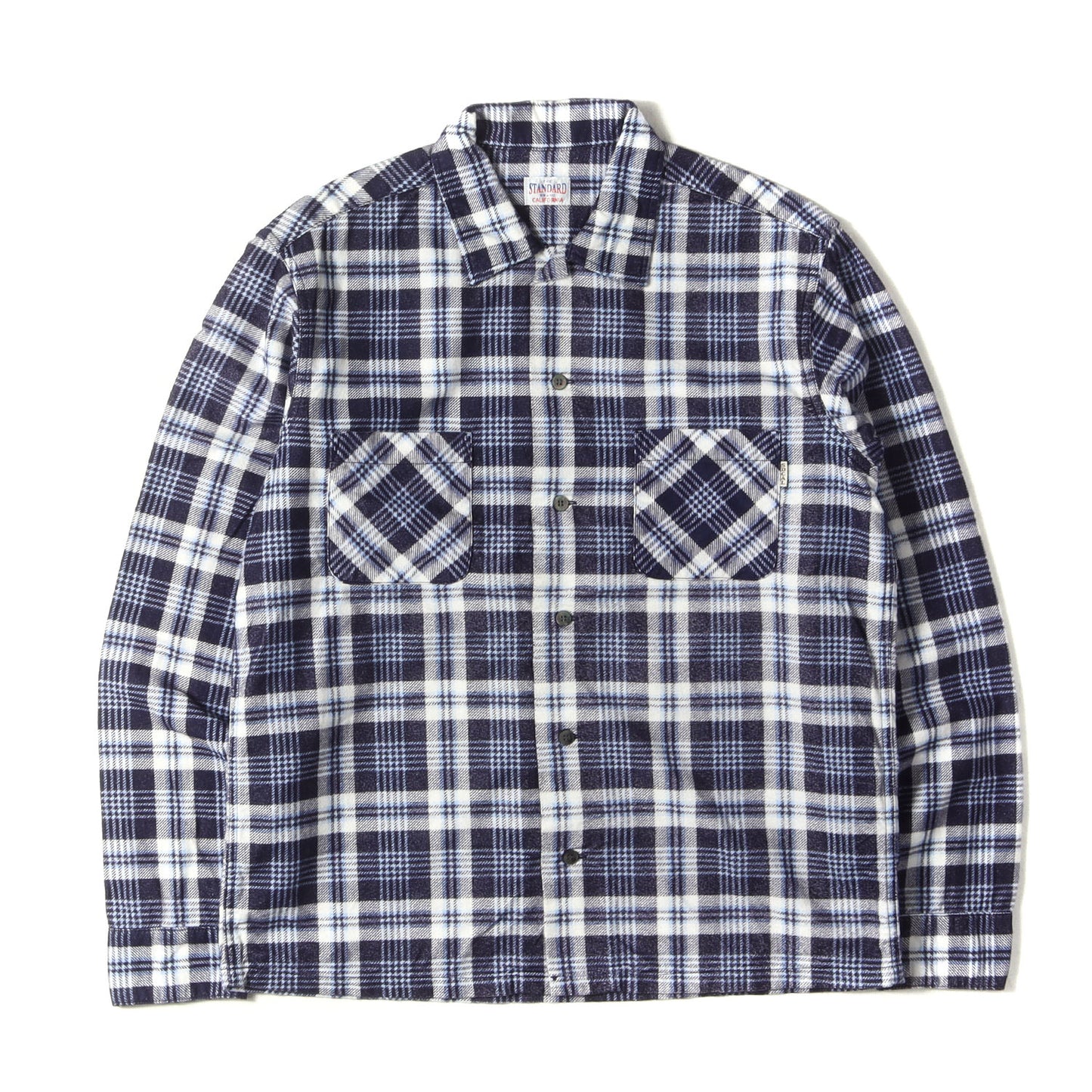 プリント チェック フランネル シャツ(SD PRINT FLANNEL CHECK SHIRTS)