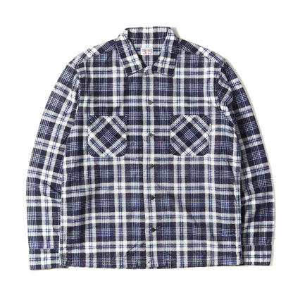 プリント チェック フランネル シャツ(SD PRINT FLANNEL CHECK SHIRTS)