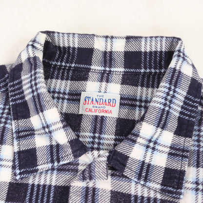 プリント チェック フランネル シャツ(SD PRINT FLANNEL CHECK SHIRTS)