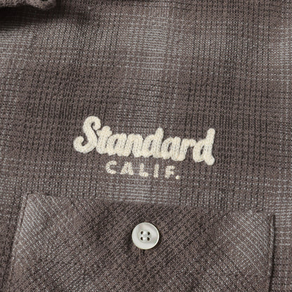 24AW チェーン刺繍 オンブレチェック ウール シャツ (SD Wool Check Shirt)