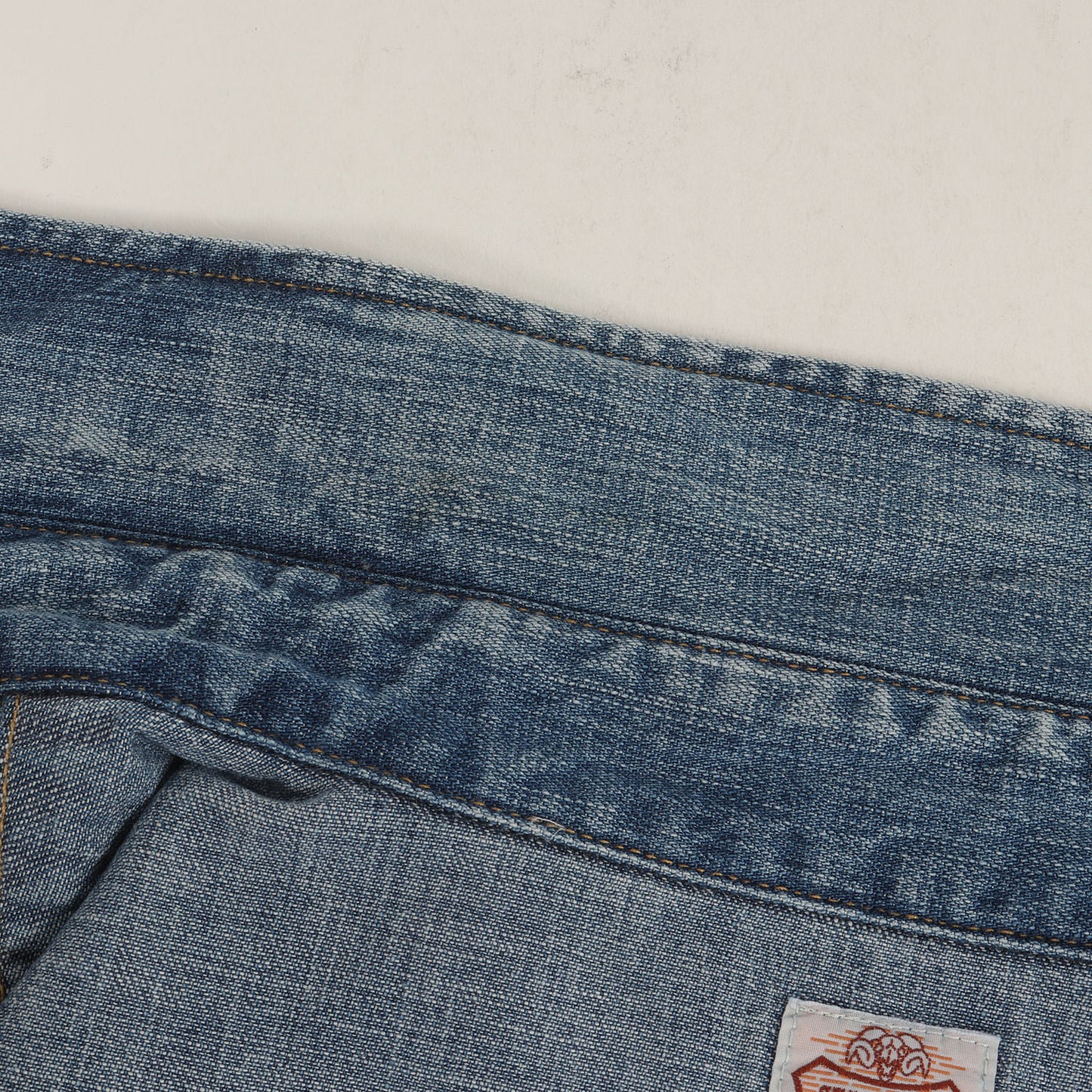 21SS ヴィンテージ ペイント加工 デニム ウエスタン シャツ (SD Denim Western Shirt)