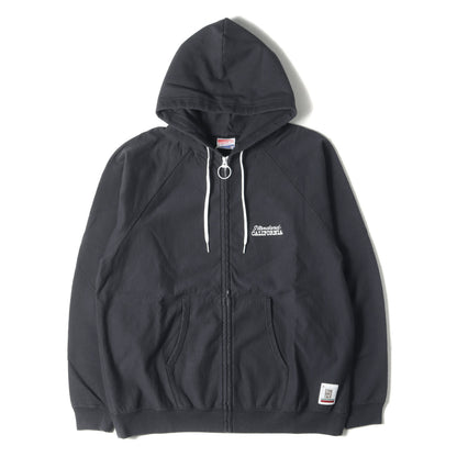ワンポイント ロゴ刺繍 スウェット ジップ パーカー (SD US Cotton Zip Hood Sweat)