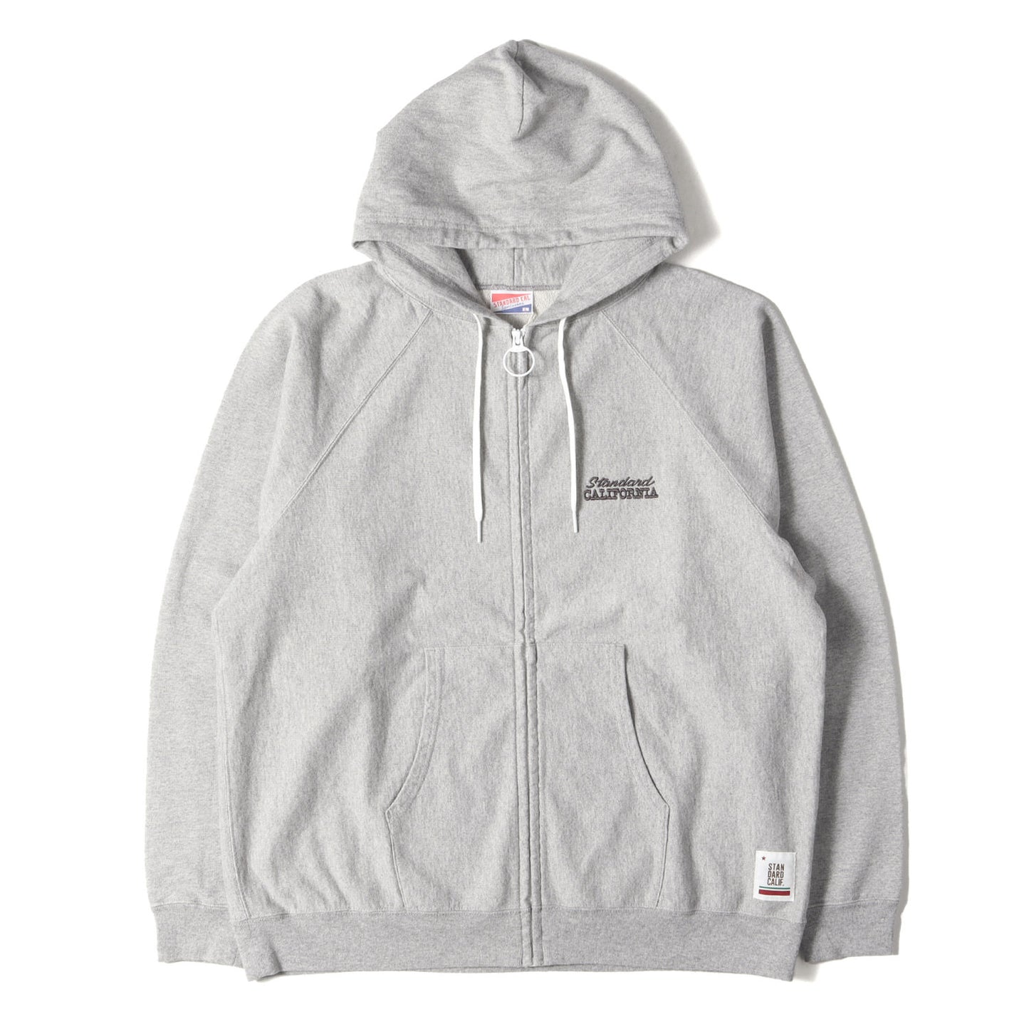 ワンポイント ロゴ刺繍 スウェット ジップ パーカー (SD US Cotton Zip Hood Sweat)