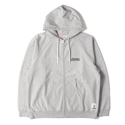 ワンポイント ロゴ刺繍 スウェット ジップ パーカー (SD US Cotton Zip Hood Sweat)