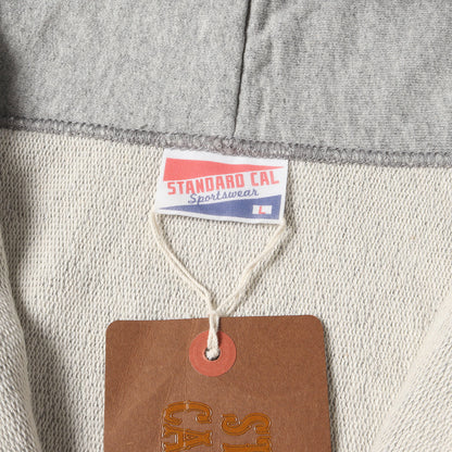 ワンポイント ロゴ刺繍 スウェット ジップ パーカー (SD US Cotton Zip Hood Sweat)