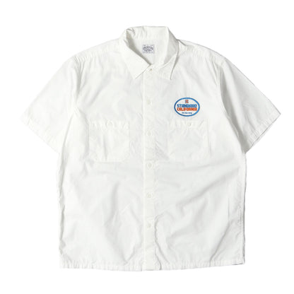 22SS オーバル ロゴ パッチ 半袖 ワーク シャツ (SD Oval Logo Patch Work Shirt Short Sleeve)