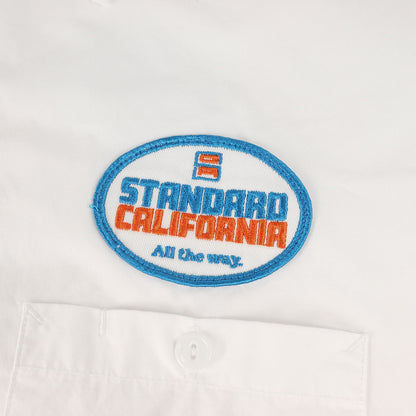 22SS オーバル ロゴ パッチ 半袖 ワーク シャツ (SD Oval Logo Patch Work Shirt Short Sleeve)