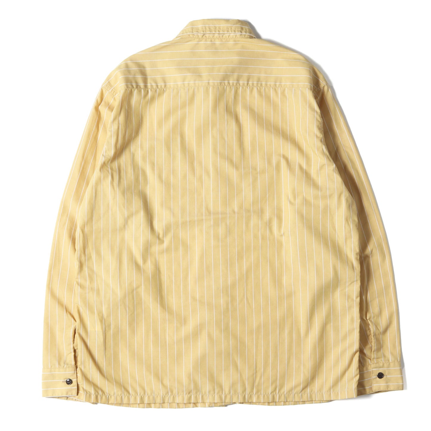21SS チェーン ロゴ ワッペン 刺繍 ストライプ ポリコットン ワークシャツ (SD T/C Stripe Work Shirt LS)
